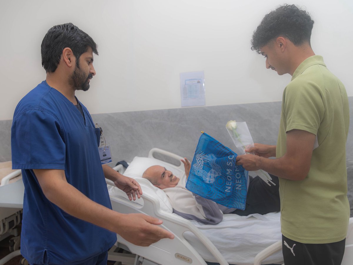 إيمانًا بالدور المجتمعي وحرصًا على غرس قيم العطاء والمسؤولية الإنسانية قام فريق نيوم تحت 16 عامًا بزيارة مركز التأهيل الشامل في تبوك 🤍✨

#نادي_نيوم_الرياضي