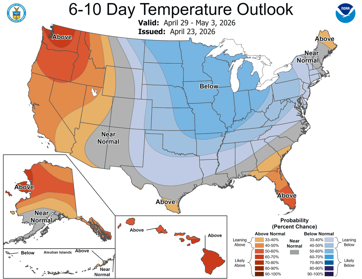 vlad_rad's tweet image. Who's ready for an early #Summer out #West? 
Above normal signal continues into May.
#PNW #BCWx #BCHeat #BCStormWatch #News