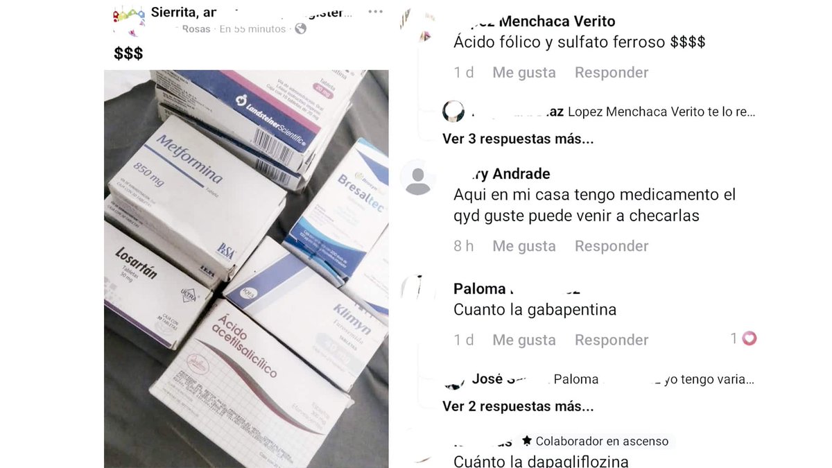 periodico_lavoz's tweet image. Usuarios en #Facebook recurren a venta de medicamentos #IMSS
Más aqui:shorturl.at/16sGd
#Coahuila #Monclova
