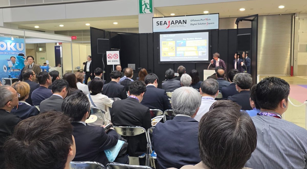 IridiumComm's tweet image. Another great day at Sea Japan 🌊

Whether it's #GMDSS, #AntiPiracy, #FleetManagement, #AutonomousVessels or #PNT, Iridium's truly global weather-resilient network keeps people, vessels, and cargo protected in any ocean, in any condition → bit.ly/4m3H02o