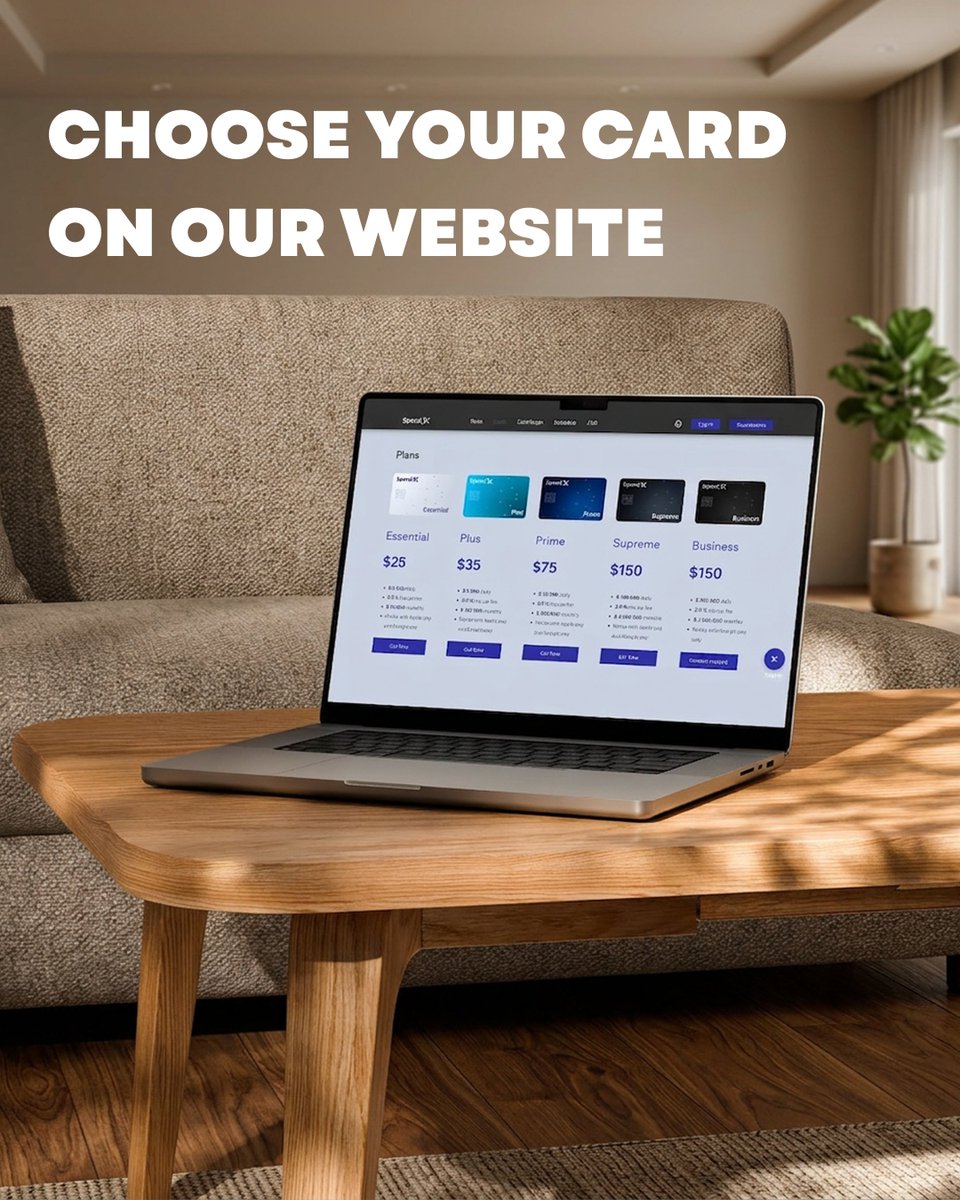 SpendX_official's tweet image. Choose the card that fits your lifestyle 💳

Explore SpendX plans on our website and pick the perfect card for you — from Essential to Business, all in one place. Simple, modern, and built for your everyday spending.

#SpendX #FinTech #CryptoPayments #Transparency #CryptoCard