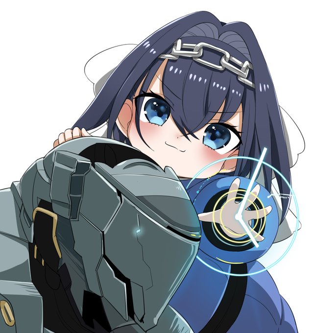 #kronillust Pragmata X Kronii Our perfect baby cant hack , but she can stop the time