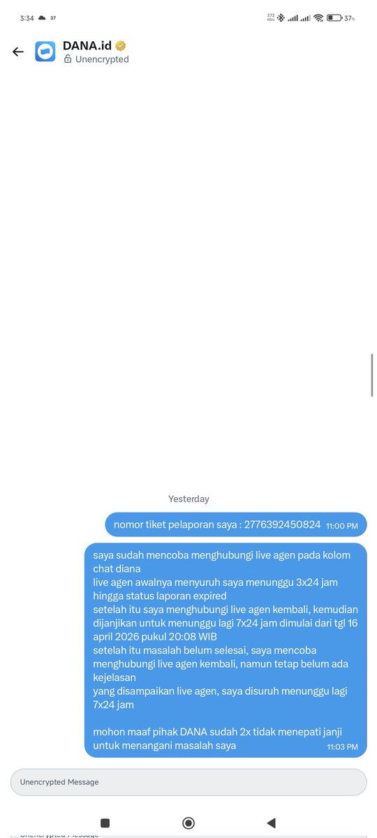 ravikaf8's tweet image. di suruh DM tapi tidak ada respon
@danawallet #dana #Susan #penipuan #viral