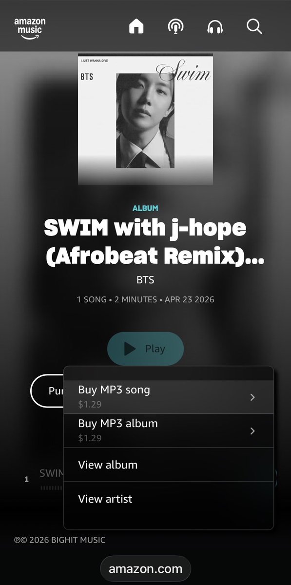 ARMYon Amazon Music⁷ tweet media