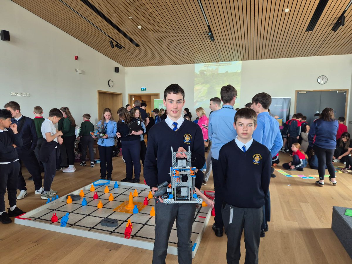 stmacartans's tweet image. Today #ourboys Hugh and Mark represented our school at Vex IQ @MonaghanCoCo  STEM Day and they scooped prizes in  Robot Skills and Teamwork Awards!! 

Well done to the boys and Mr. Mc Avera! 

#learningforlife
#togetherwethrive 
#ourboysourcommunity