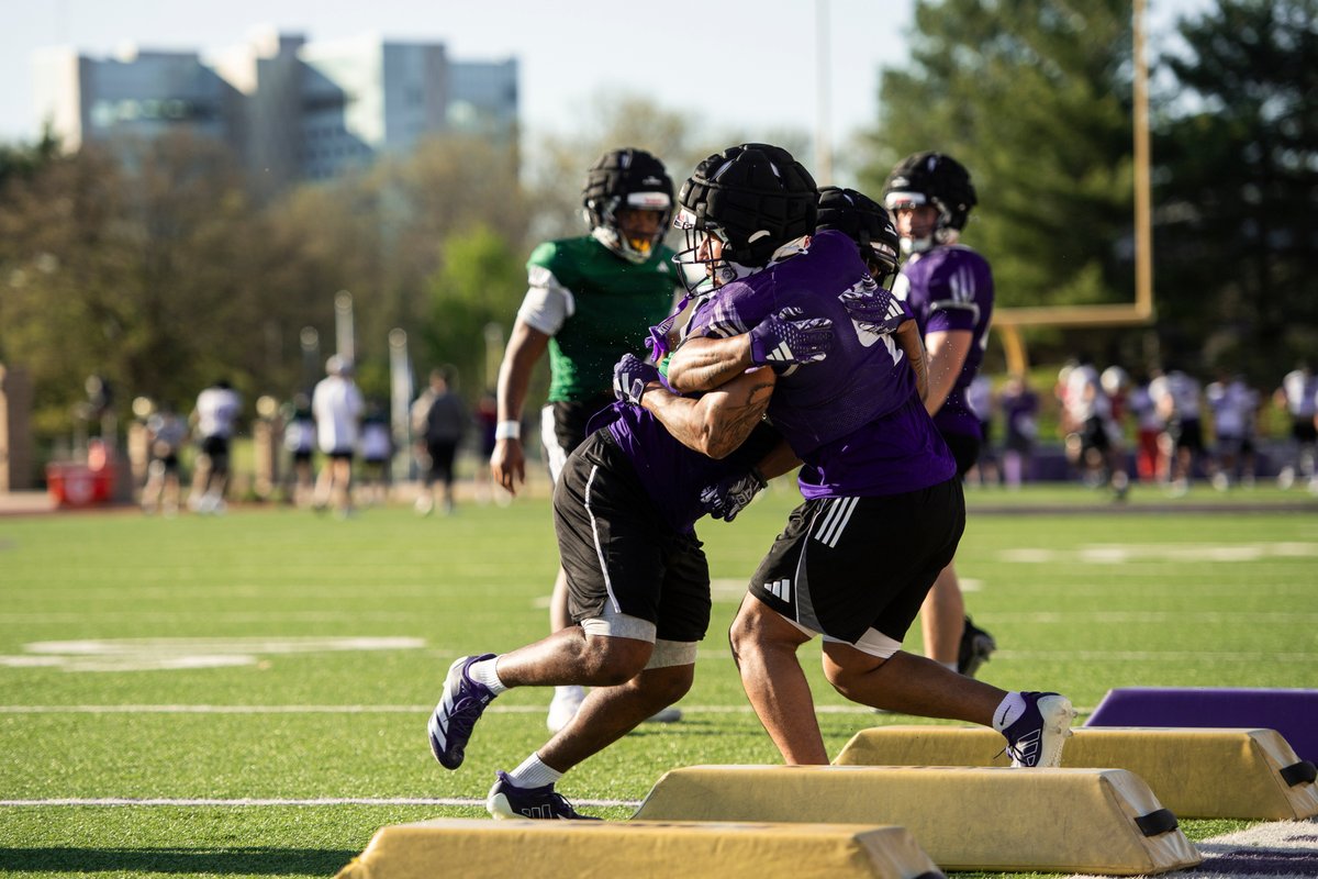 WIUFootball's tweet image. Final tune-up before a big WIU Football Spring Weekend! 💥🏈

#GoNecks | #OneGoal | #ECI