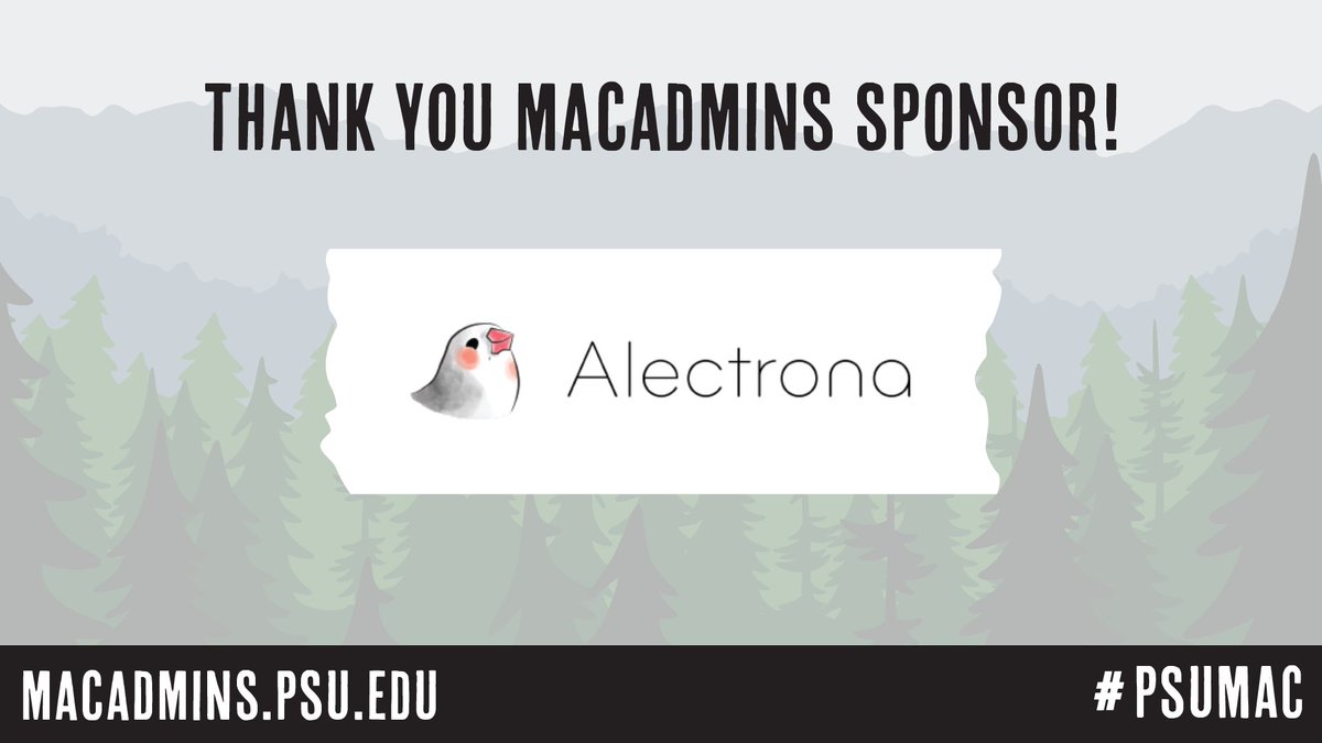 MacAdmins Conference tweet media