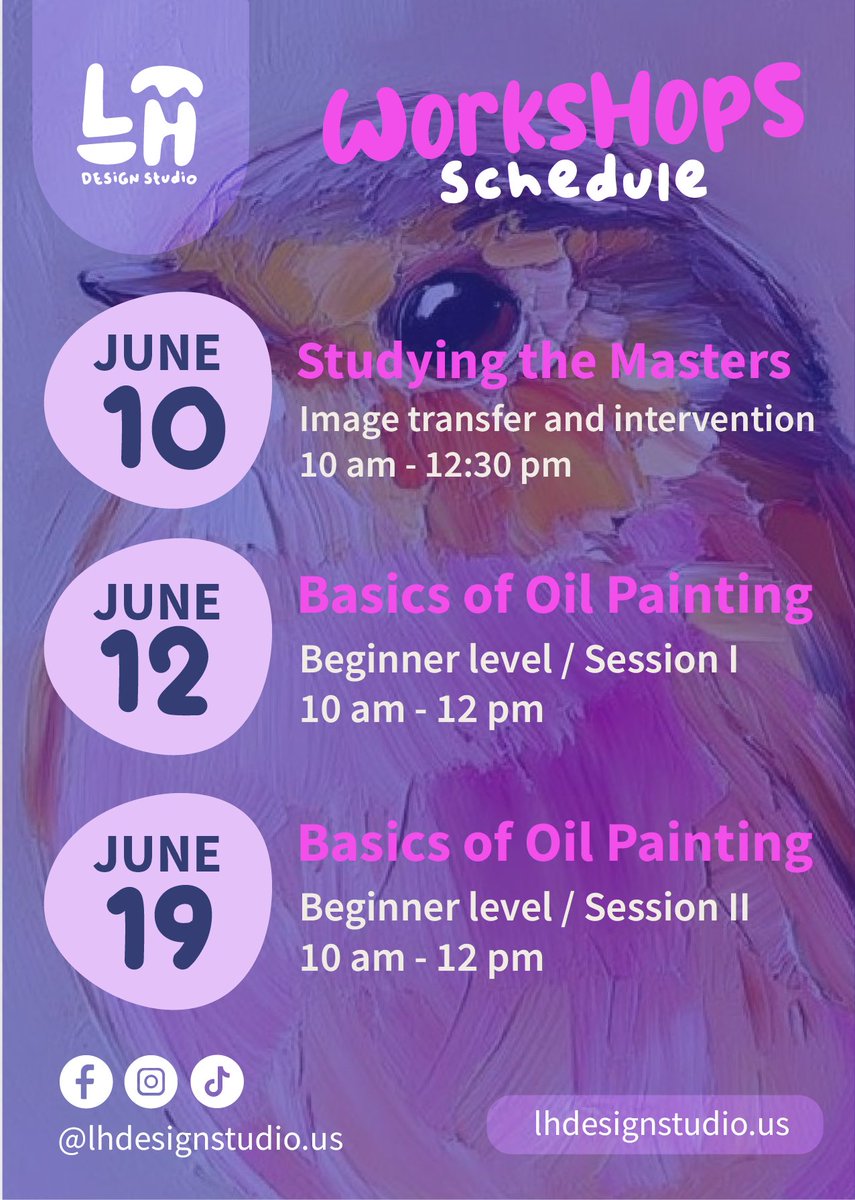 helloloanah's tweet photo. Join our Summer Art Workshops! https://t.co/Dp8luWnuFn