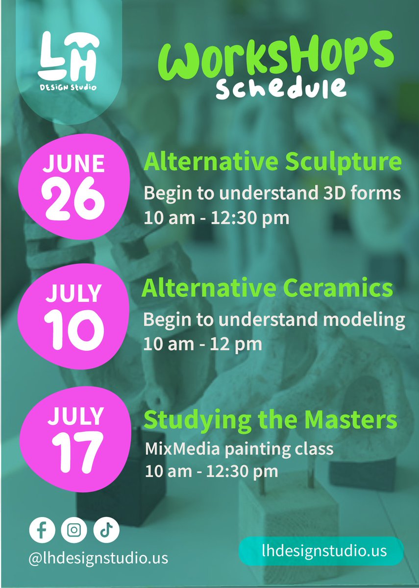 helloloanah's tweet photo. Join our Summer Art Workshops! https://t.co/Dp8luWnuFn