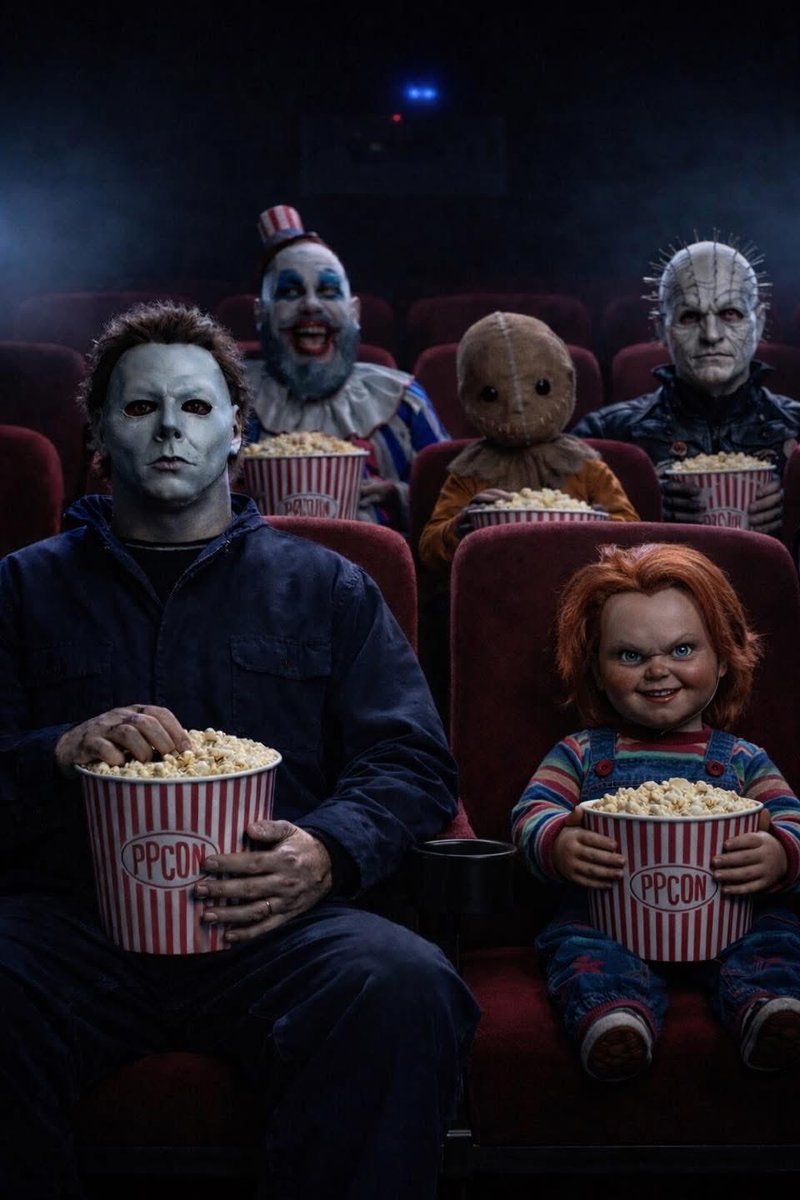 Chucky_Tribute's tweet image. Movie night with the creepiest crew… 🍿🎬
#HorrorNights 
#HorrorFamily 
#horror 
#HorrorMovies 
#HorrorFilm
