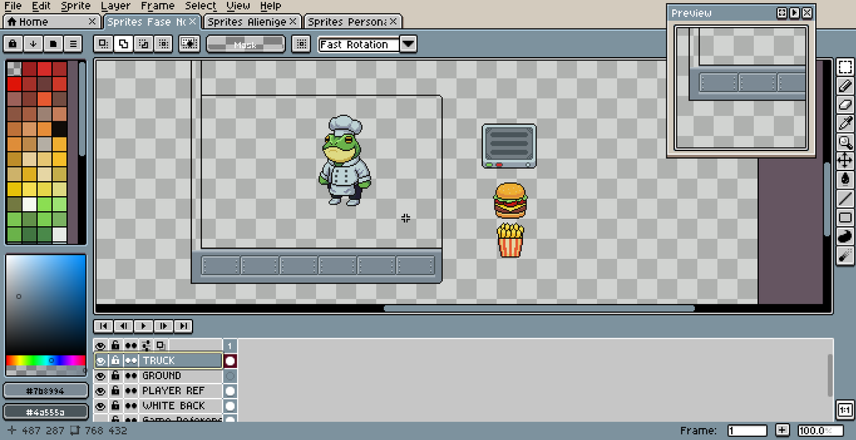 marcosxd210_'s tweet image. So let's cook some new sprites!

#PixelArt #Aseprite #Overcooked #GameDev #Cozy #Game #Designer