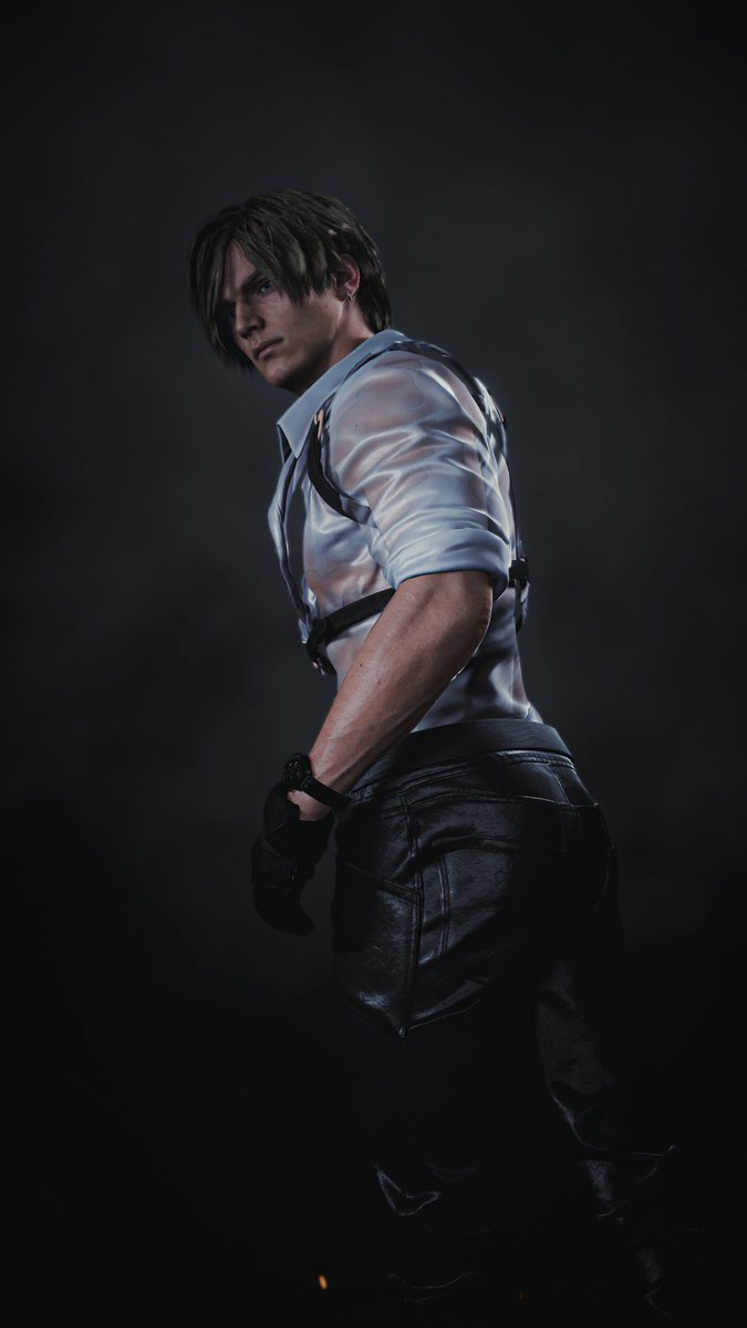 ELOW_MOJO's tweet photo. Men with earring are special for me. 
#Cyberpunk2077 x #ResidentEvil #LeonKennedy #virtualphotograhy https://t.co/BXqdgpM4Pj