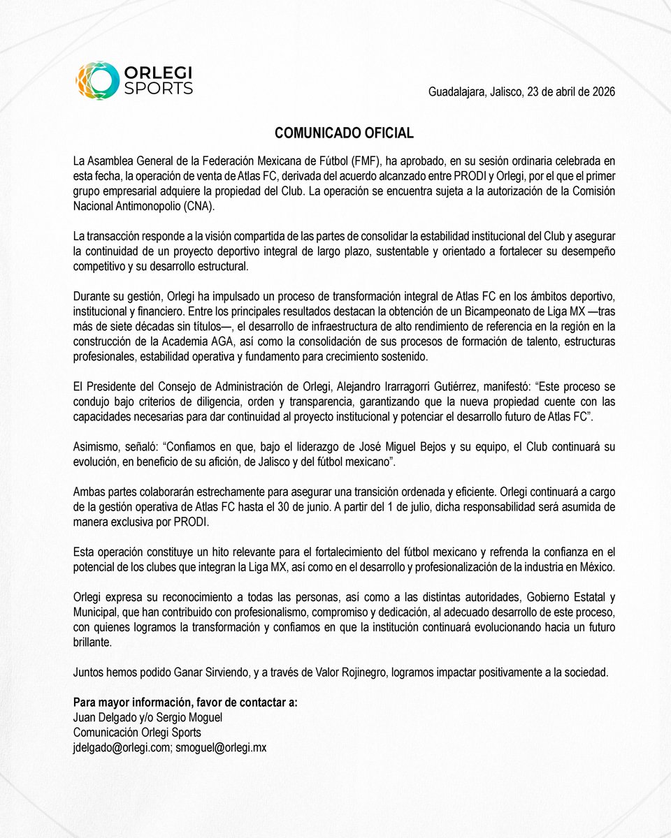 Orlegi Sports tweet media