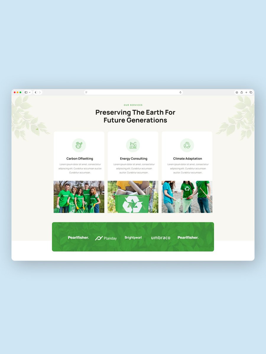ServerHubS21668's tweet image. The earth doesn't need another generic green website.
It needs one that actually converts.

Color psychology ✓
Emotional hierarchy ✓
Social proof placement ✓
CTA sequencing ✓

Cause-driven design still has to perform. This one does both.

#UIDesign #WebDesign #EcoDesign