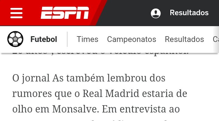 Com a Estátua o Real Madrid estava de olho.