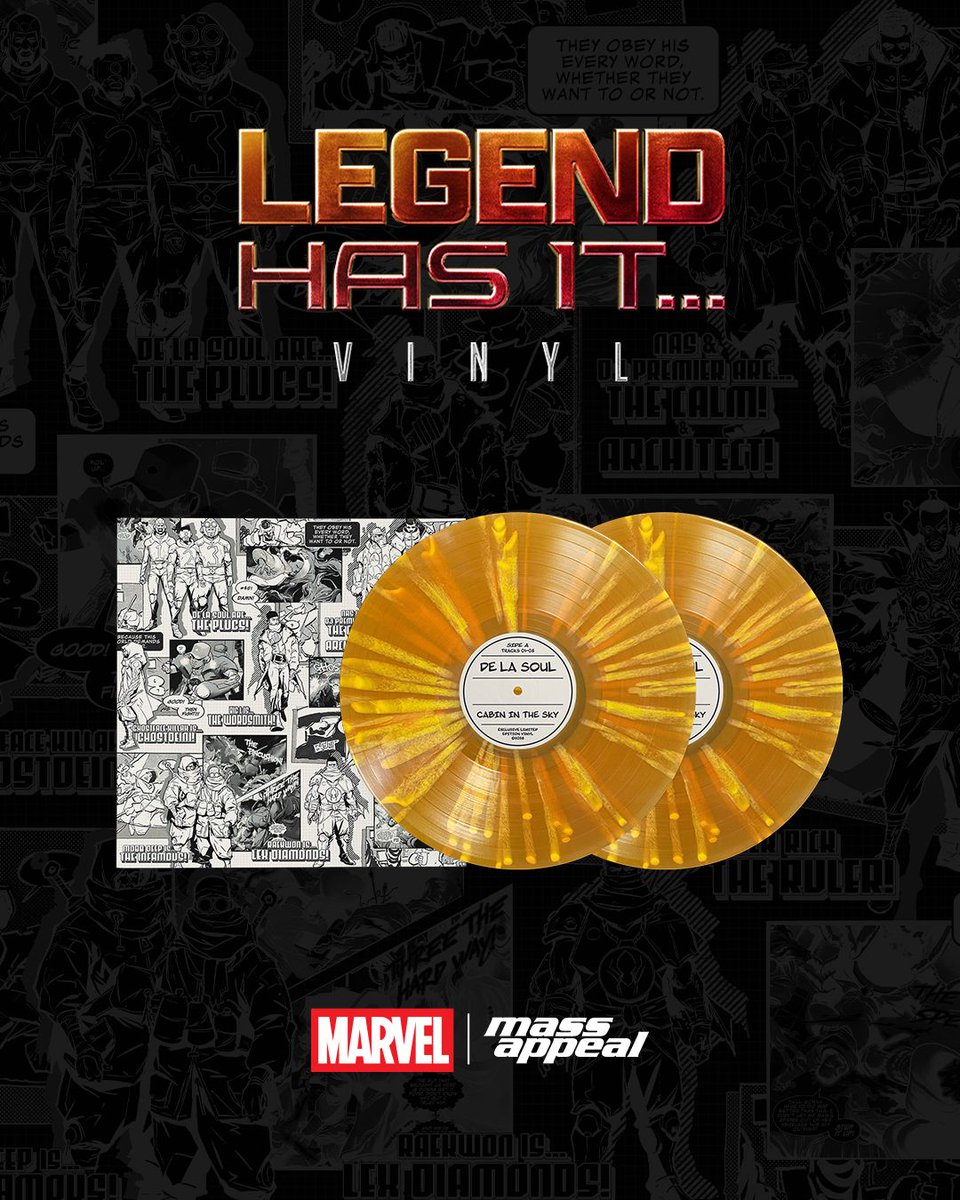 MassAppeal's tweet photo. ๐จ @ghostfacekillah x @marvel ๐จ
๐จ NEW VINYL ๐จ
The historic #LegendHasIt campaign is memorialized with custom Marvel vinyl editions for each album release. Available beginning Tuesday, May 21.
Join the Mass Appeal Newsletter for early access:
https://t.co/2sOOf7Vwn2 https://t.co/yt8EaRZG4m