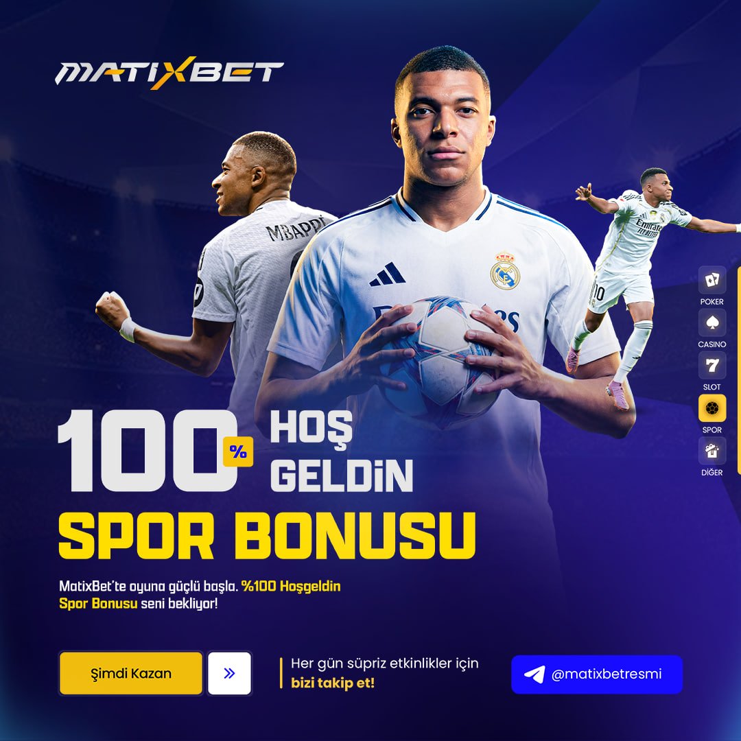 matixbet's tweet image. ⚽ %100 Spor Hoş Geldin Bonusu MatixBet’te!

❤ İlk maç, ilk kupon, ilk heyecan.

🤑 Daha rahat oyna, ilk günden farkı hisset.

🎁Maçlar başlasın, avantaj sende olsun.

📌 Güncel Giriş: matixgir.link/giris

#matixbet #casino #bonus