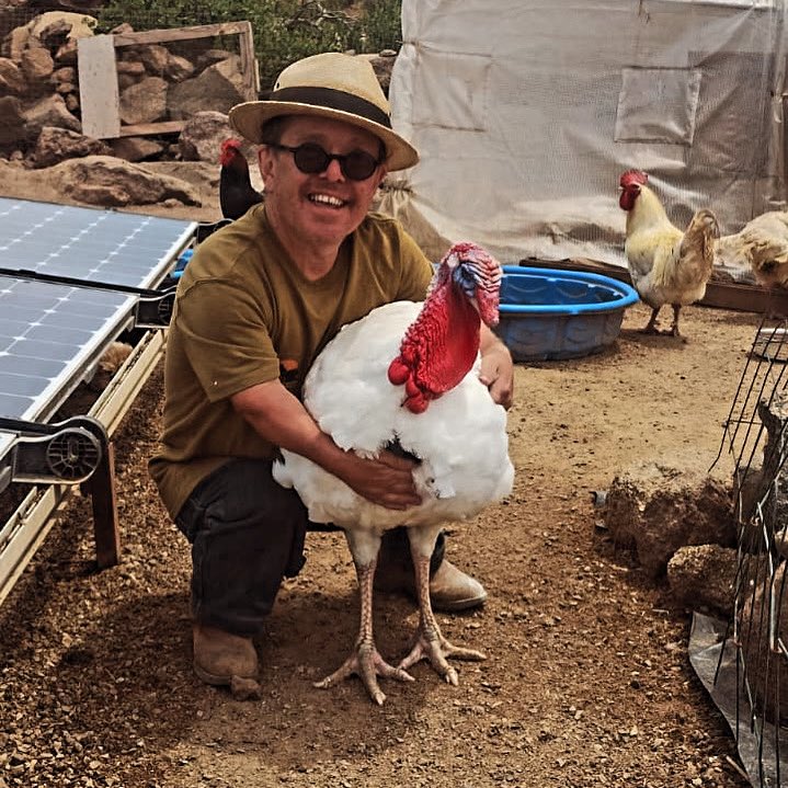 Hanging out with Miguel at the ranchito in México 🇲🇽 🦃 #herculeslives