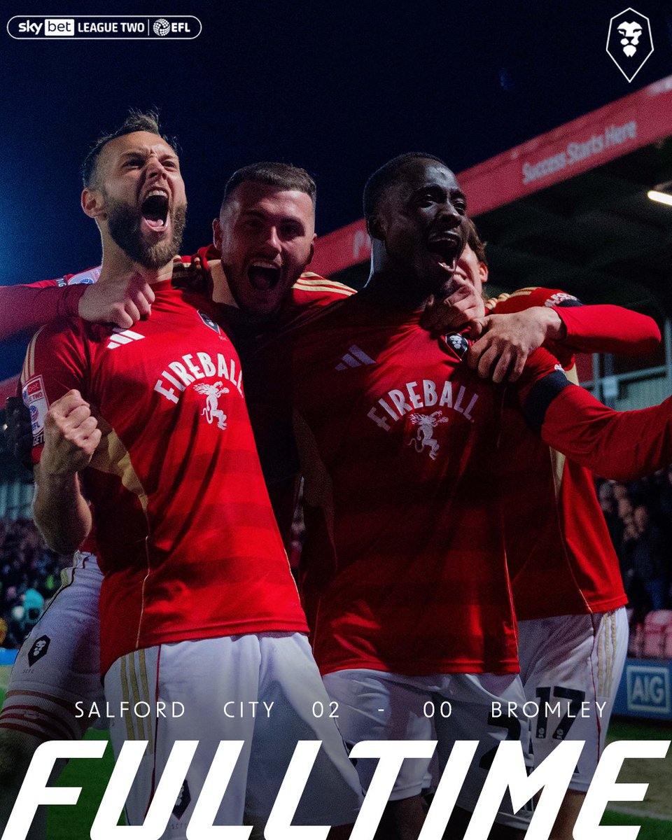SalfordCityFC's tweet image. A MASSIVE RESULT! 👏♦️