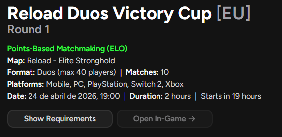 diego2472711216's tweet photo. @AimxTarpx la reload victory cup es mapa nuevo pero la ewc que es lo q importa es el de slurp https://t.co/GQIDml2NWI
