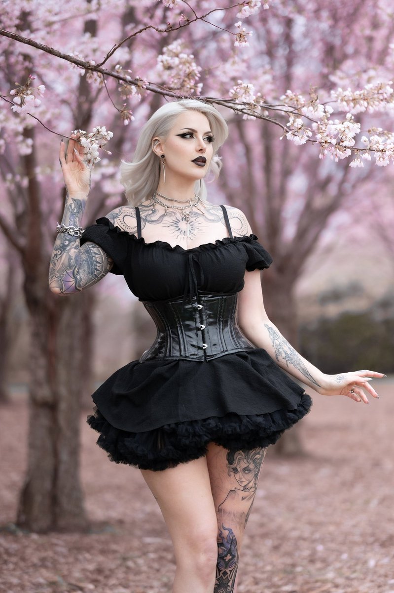 ms_spookykins's tweet photo. 🌸🖤 https://t.co/z9fpYWfXTt