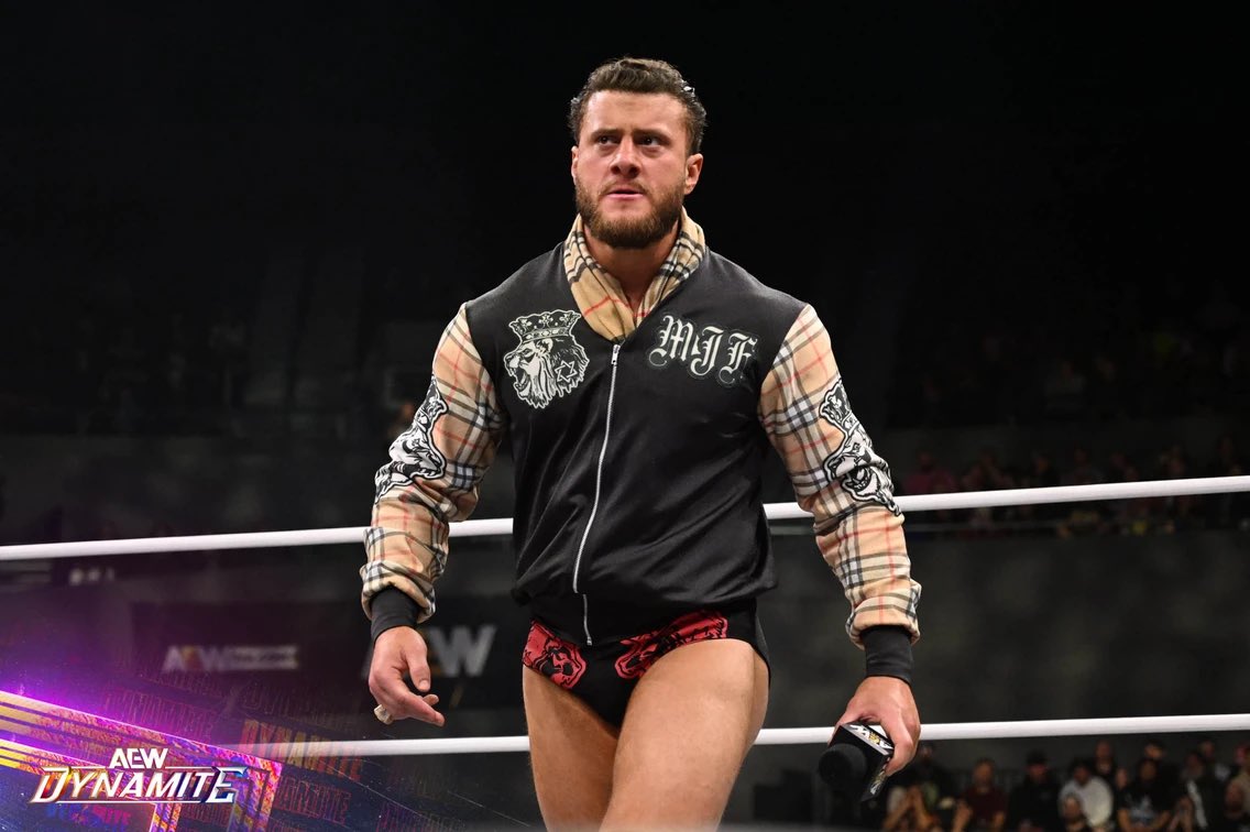 WrestlePurists's tweet photo. If MJF defeats Kevin Knight next week on Dynamite, he would become the first wrestler to ever hold the TNT Championship after the AEW World Championship. https://t.co/iLspoP7HAK