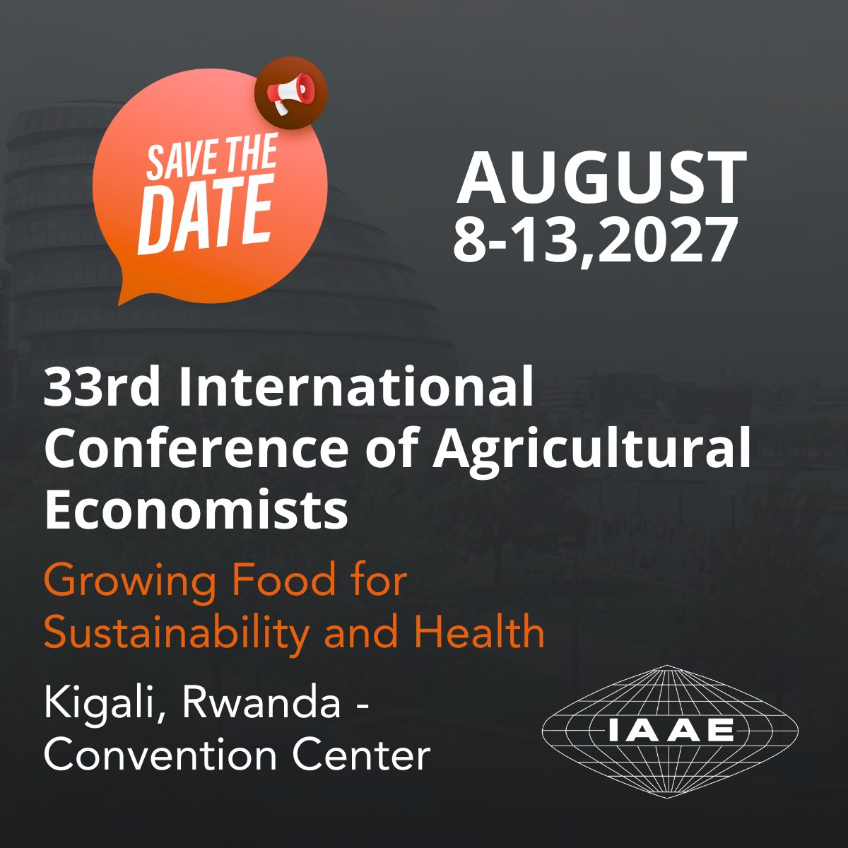 Int. Association of Agricultural Economists tweet media