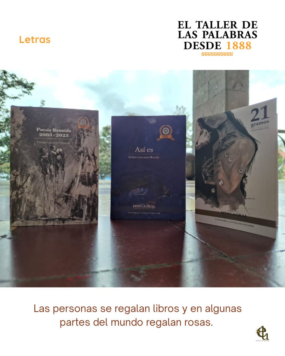 editorialUCE's tweet photo. Hoy celebramos a esos grandes compañeros de viaje: los libros 📚✨
Desde la Editorial Universitaria de la Universidad Central del Ecuador celebramos el poder de la lectura como motor de aprendizaje, reflexión y transformación. 🌎📖
#DíaDelLibro #EditorialUniversitaria https://t.co/m6qFqSM3dn