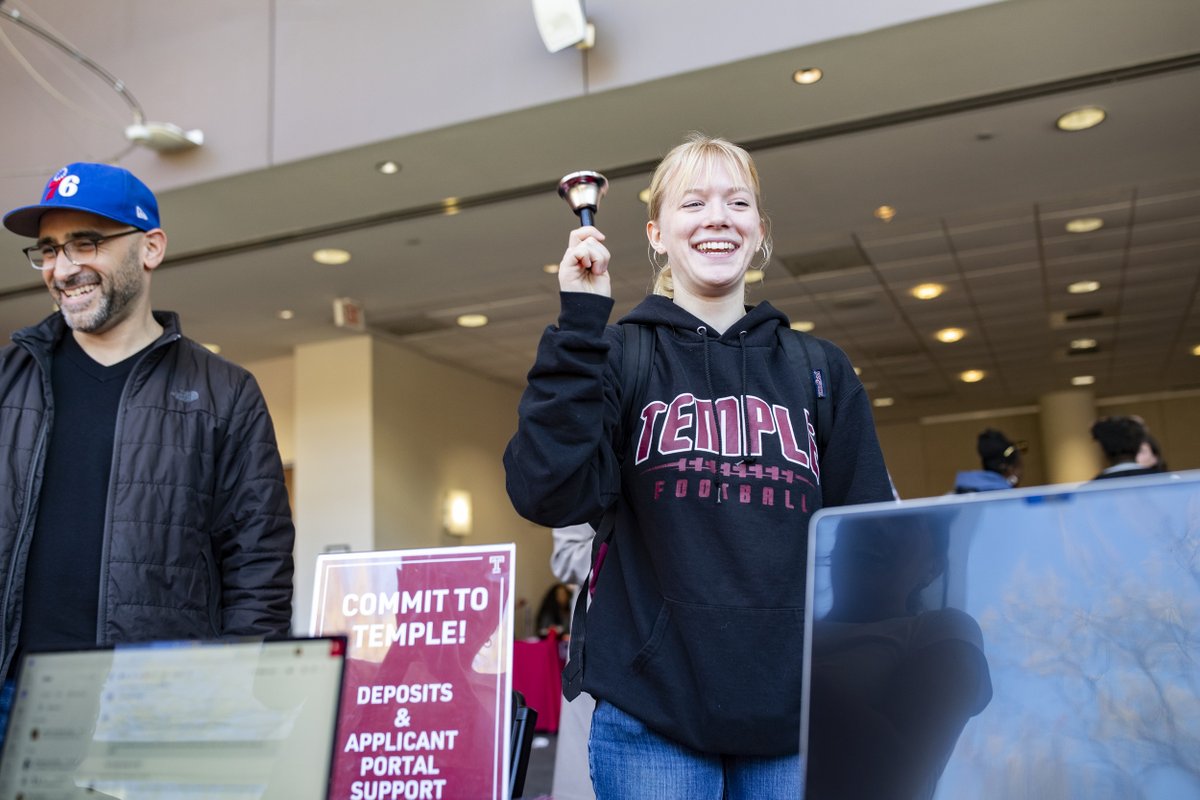 Temple Admissions tweet media