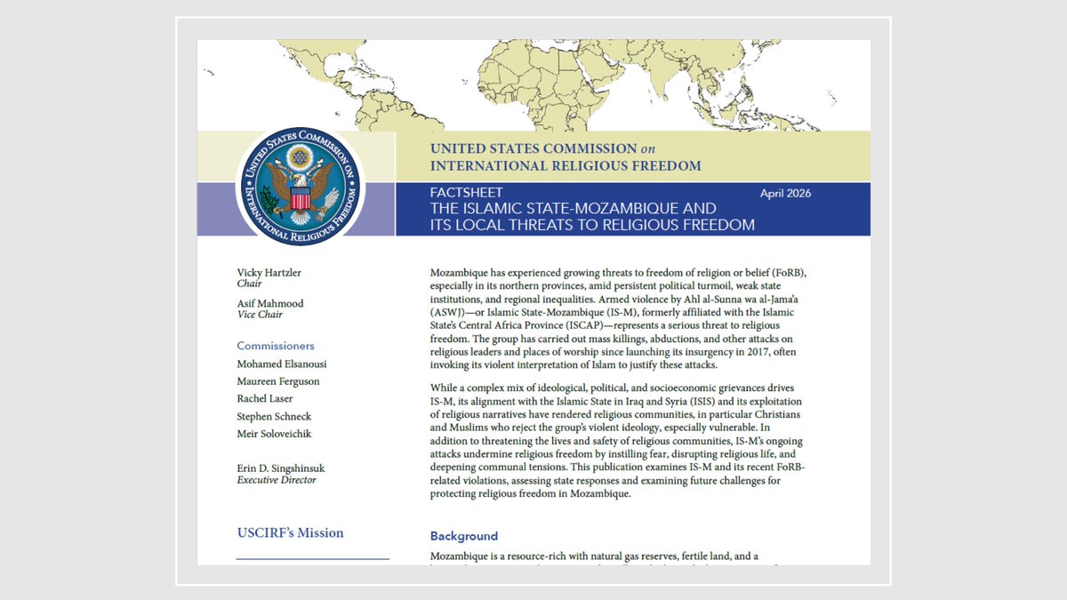USCIRF tweet media