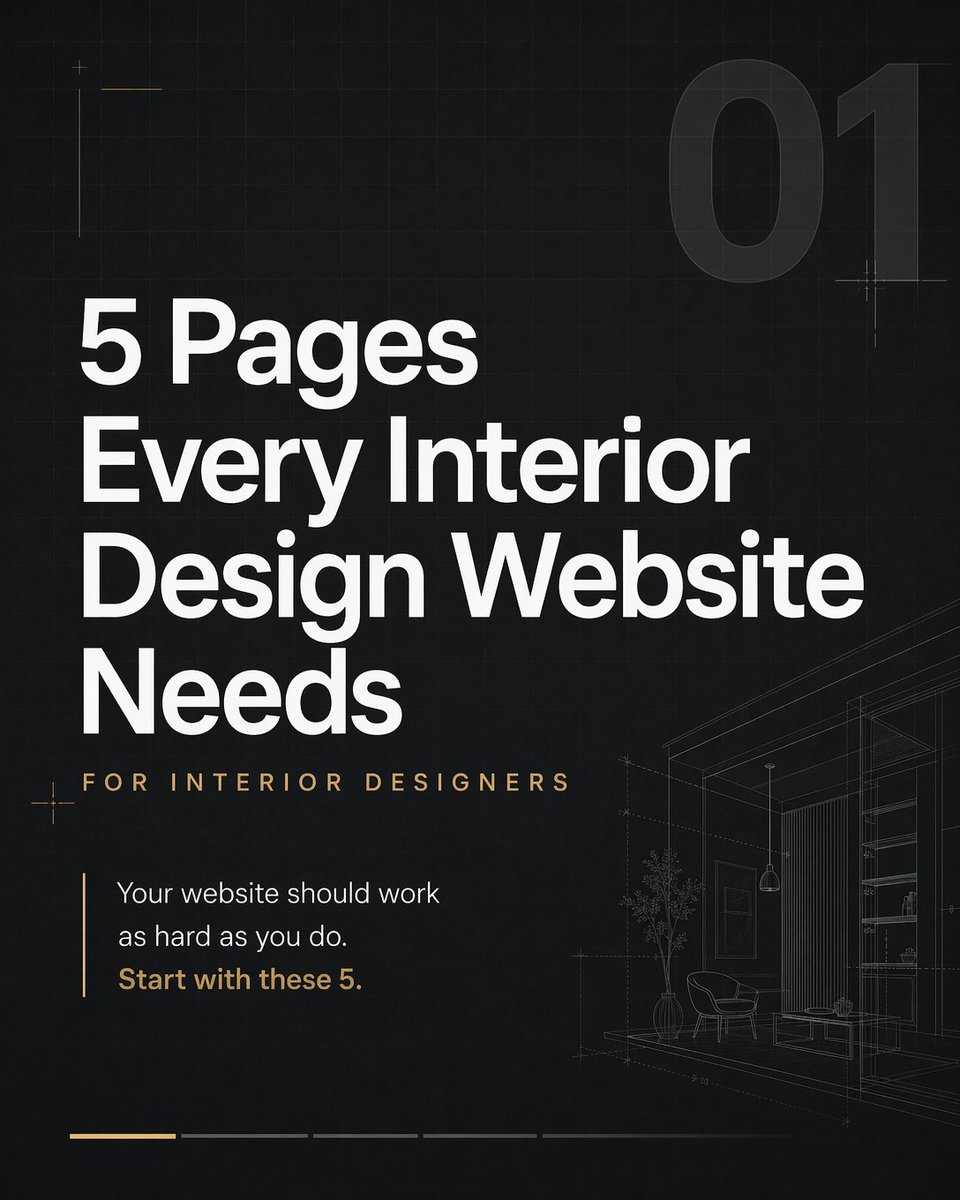 InoweiAnagha's tweet image. Most interior design websites are losing money. 

If your site doesn't convert visitors into high-ticket leads, it’s just an expensive digital brochure.

Here are the 5 pages you MUST optimize to attract premium clients:

A thread
#interiordesign #webdesign #webdevelopment