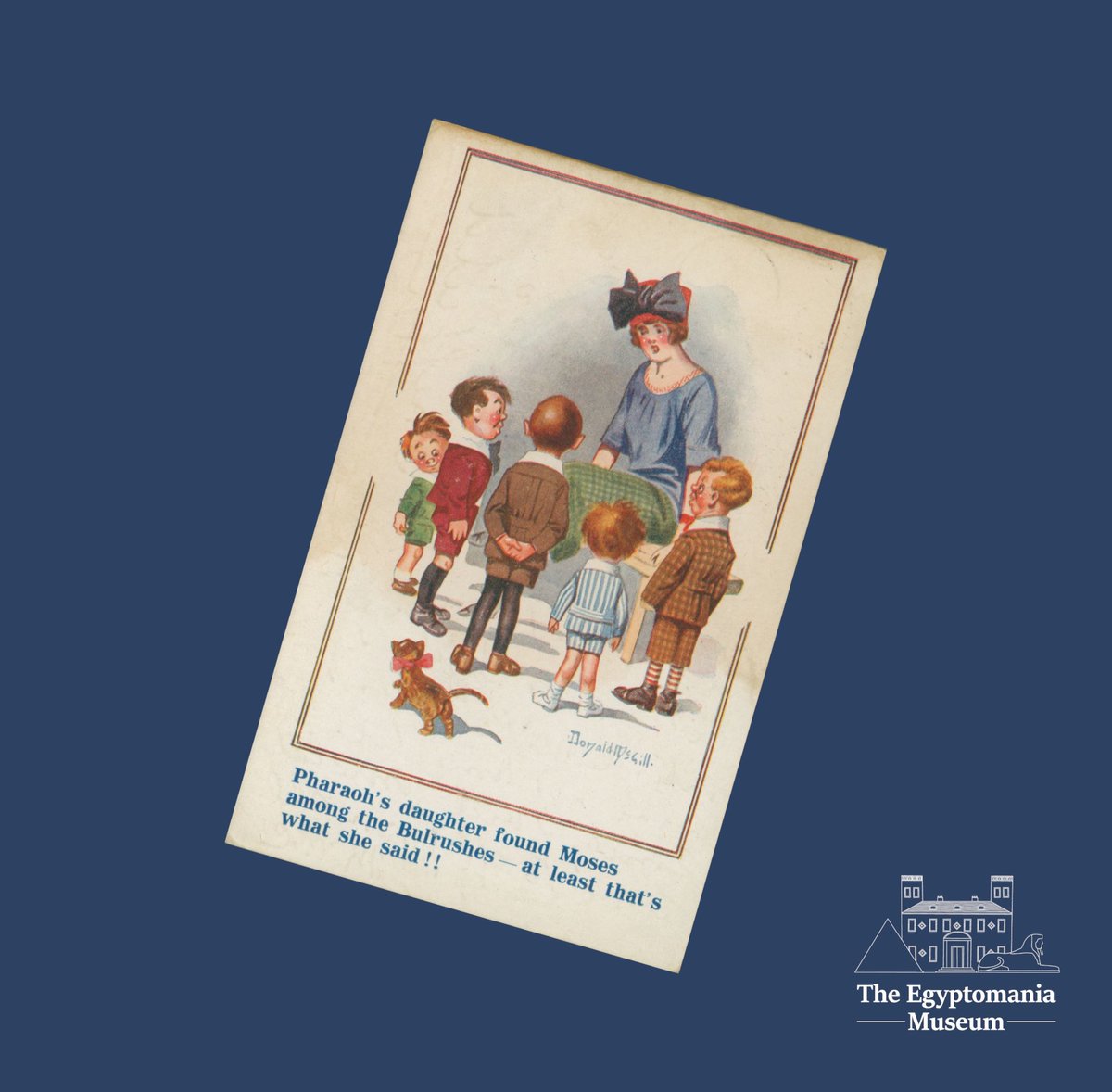 EgyptomaniaMuse's tweet image. Day 113 of #photoaday 

An early 20th century postcard, not made for travellers to Egypt, but for travellers to the British seaside, but using a comedic take on a religious Egyptian theme

#365days #365daychallenge #365photodaychallenge