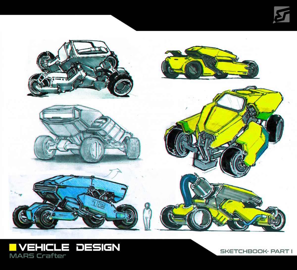 Vehicle Design part I
#vehicle #scifiart #marscrafter #sketch #sketchbook #traditionalart