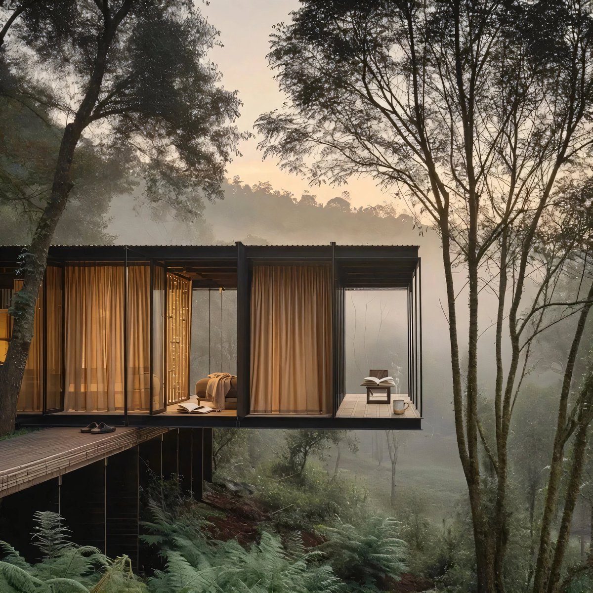 aa_bolu's tweet image. Day 22

Touch the earth lightly.— Glenn Murcutt

Architecture that doesn’t dominate nature—it listens, floats, and belongs.

#Architecture #Minimalism #NatureInspired #ModernArchitecture #DesignInspiration #ArchitecturalPhotography #SustainableDesign #SpatialDesign #ArchDaily