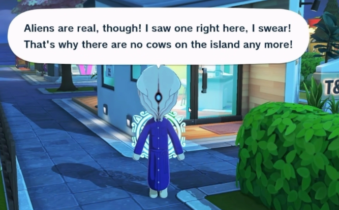 he arrived without warning.....