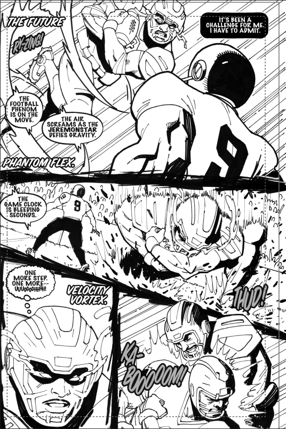 jacksoble56's tweet photo. Sneak peek at Jeremiyah Love's new comic, "Jeremonstar: Draft Day Ashcan." 

Available for purchase online at https://t.co/JPH9SYO4aY. Pretty cool for the likely top-five pick to continue to pursue his lifelong passion. https://t.co/mzMFG17l8j