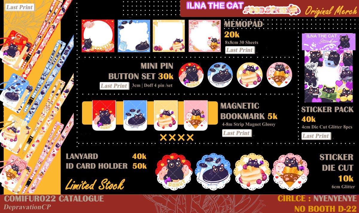 DepravationCP's tweet photo. [5/?]
Animals Series, Ilna The Cat, Titus Family
Fandom : Original Merch

#CF22 #CFXXII #comifuro22catalogue #comifuro22 #cf22catalogue #cfxxiicatalog #comicfrontier #comifuro22catalog #cf22catalog #CFXXIICatalogue #originalmerch #originalmerchandise #originalcharacter https://t.co/EhI9VSmMGO