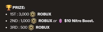 gearfallstudio's tweet photo. DISCORD INVITE EVENT
- You can win up to 3,000 ROBUX

📌 Requirements:
- Be in GearFall Studio server
- Invite as many friends as you can to our server before the deadline ends
- Place within the top 3 to receive a prize

good luck

GEARFALL STUDIO SERVER:
https://t.co/WrwWl9LSG3 https://t.co/gHLusagkaK