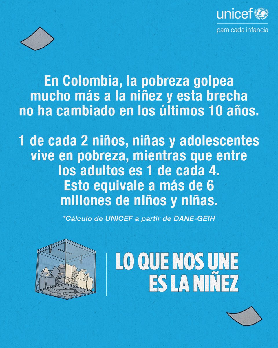UNICEF Colombia tweet media