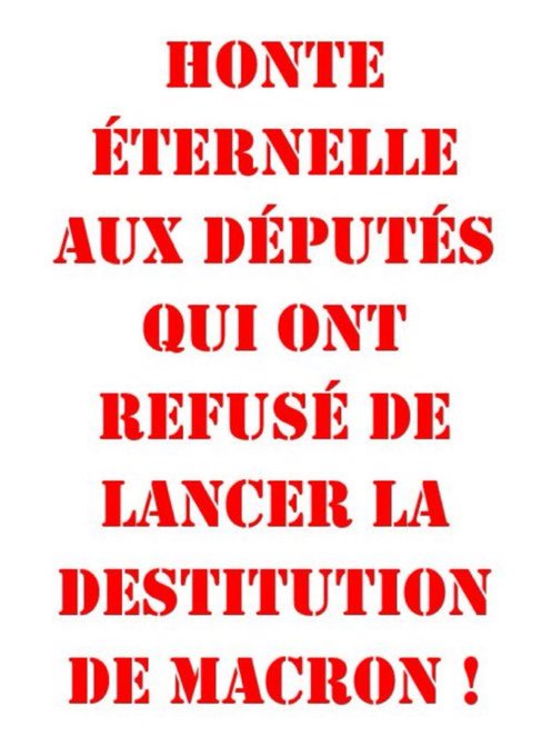 RT en masse si vous en êtes d'accord