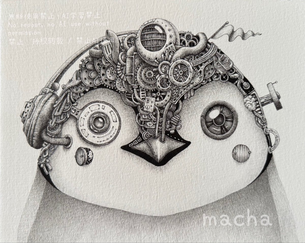 完成🙌⁡ 作品名 : 「All set!」 作品サイズ : 240mm×190mm 支持体