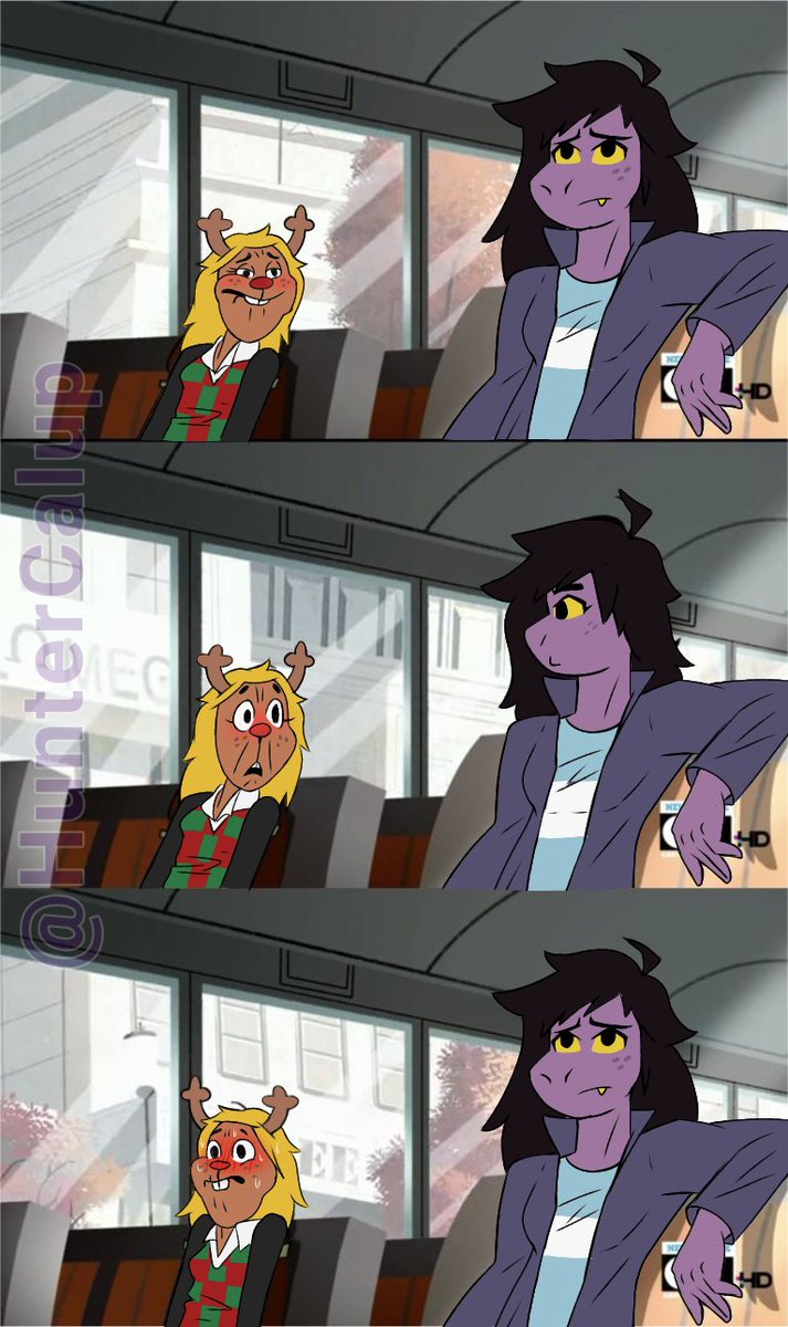 HunterCalup's tweet image. Es que si son 🗿

#deltarune #suselle #curimomos