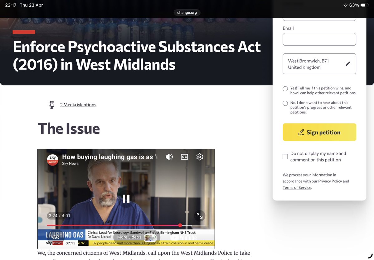 djnicholl's tweet image. Go figure….24 h after #bbcnews highlight problems of W Mids corner shops selling illegal drugs like #nitrousoxide 👉arrests…..when many passed on the addresses of shops  FOR YEARS🤦‍♂️….so frustrated with police inaction, I set up a petition #Newsnight

 bbc.co.uk/news/articles/…