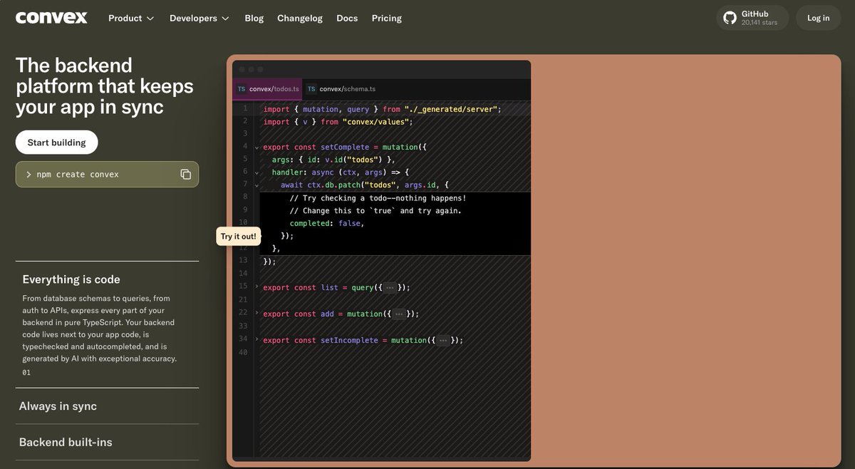 supersabillon's tweet photo. @convex hi i believe your homepage is broken in chrome https://t.co/d03yuNY2kA