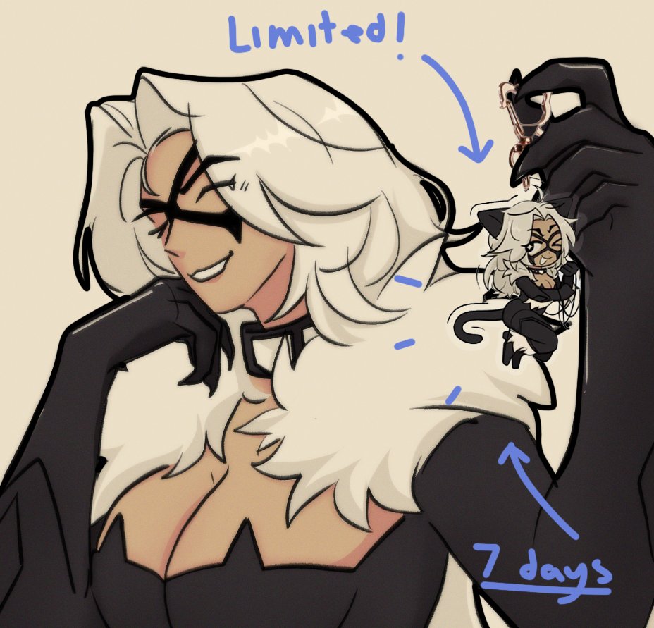 43alska's tweet image. Feeling lucky? 🐾🖤

Black Cat charm available for 7 days only!

#marvel #blackcat