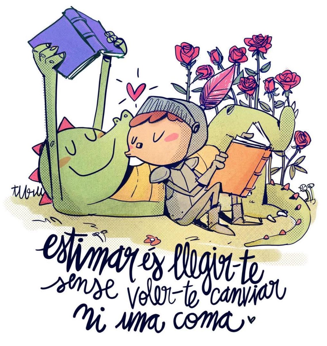 ExOffred's tweet photo. Bona diada de Sant Jordi 🌹📚 https://t.co/vFggRTiGb3