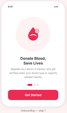 Saadiutmanzai's tweet photo. Working on the UI, Blood Donation app! 🩸

Stuck with my favorite colors for the branding,  
Any suggestions on how to make it more user-friendly?

Note: All names and info shown are just dummy data https://t.co/Dfl5xF8ZF8