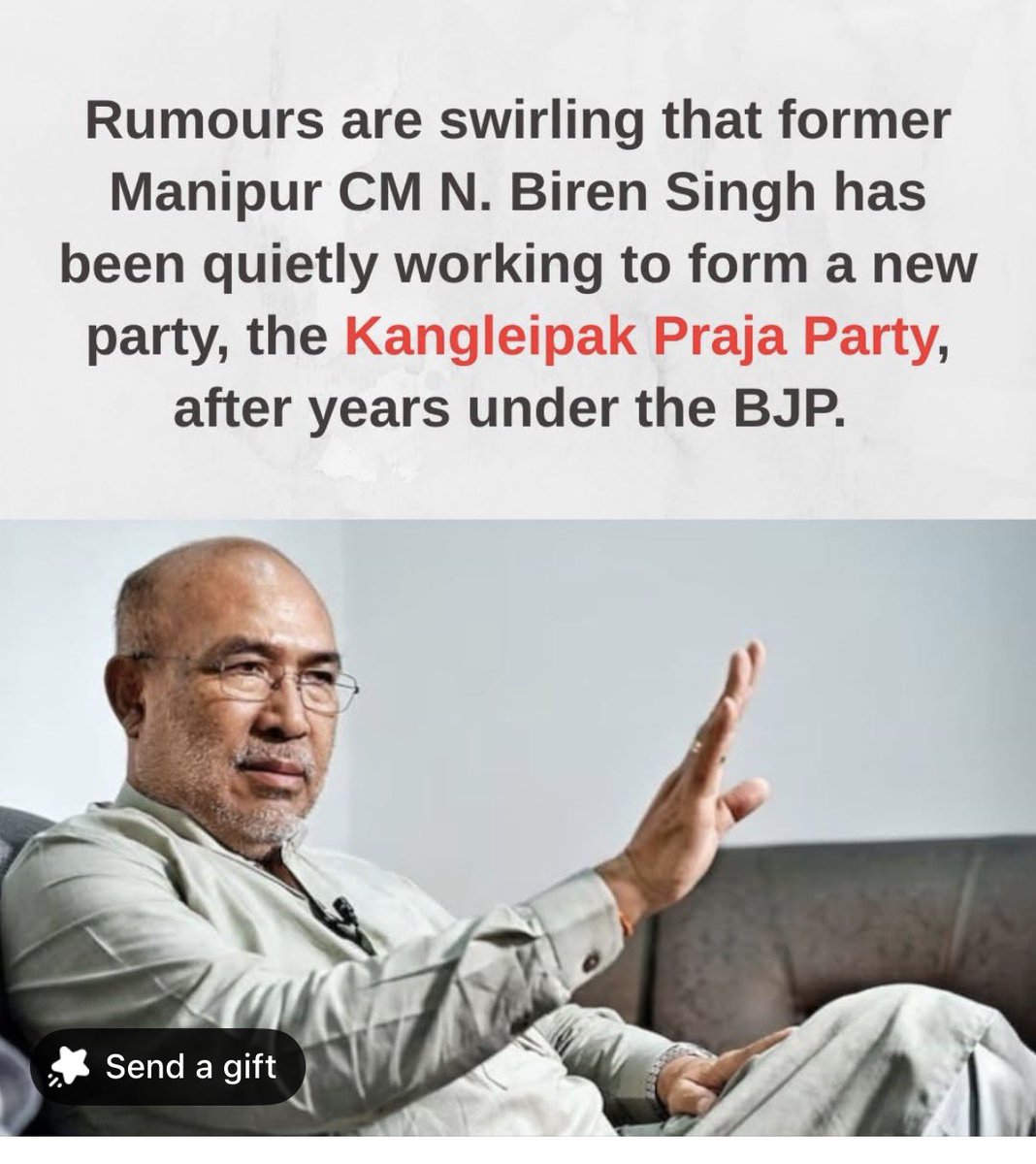 NRI_Kangleicha's tweet photo. @NBirenSingh hope this is true Pabung and let us work to save Kangleipak. https://t.co/U7GiJoCc76
