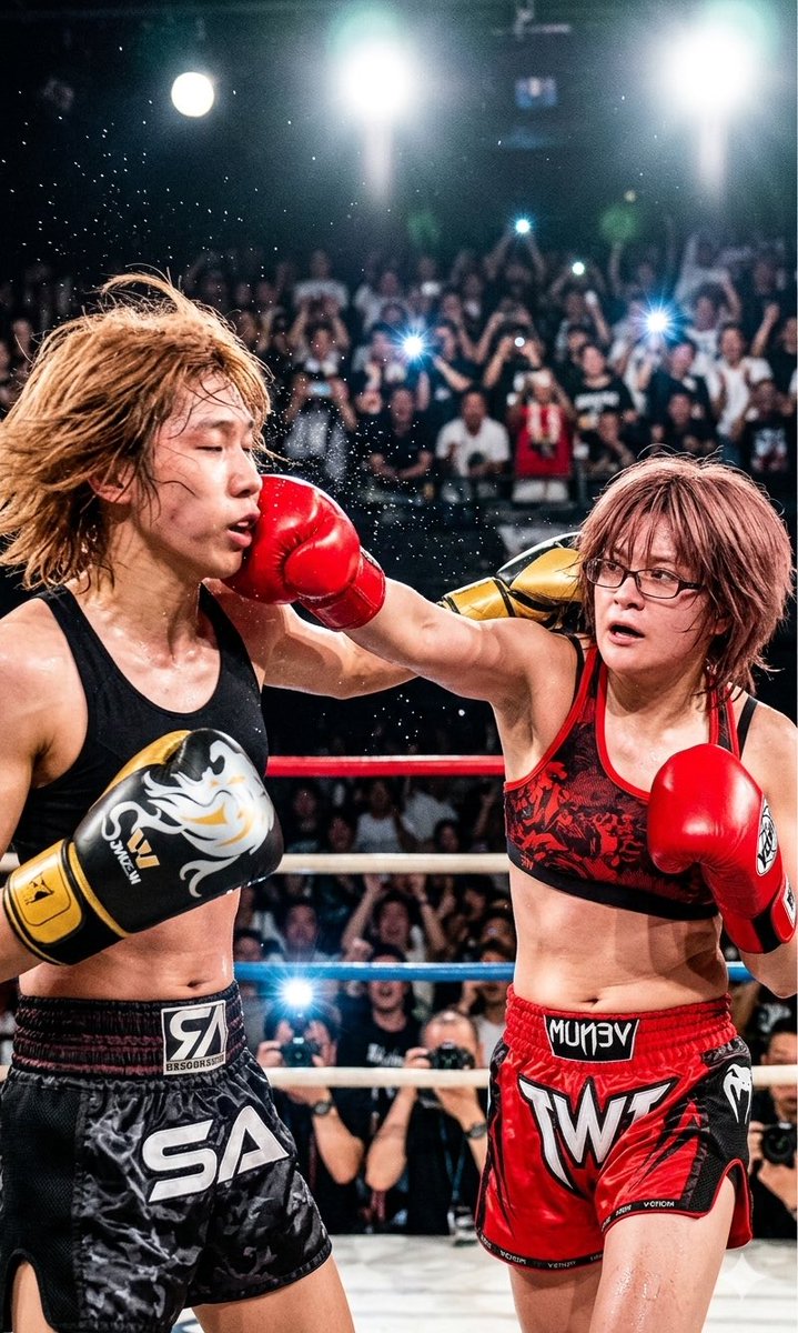#ボクシングフェチ
vsよしだ選手3
全てをかけてリングで戦う
まさに🥊という名のSEX
身体はすでに汗に濡れて、筋肉は輝いていた
そして梨緒奈は顎にもらってしまう
ウッ
それと同時に愛液が漏れる
まだま、だぁ
リングでのSEXは始まったばかりだ