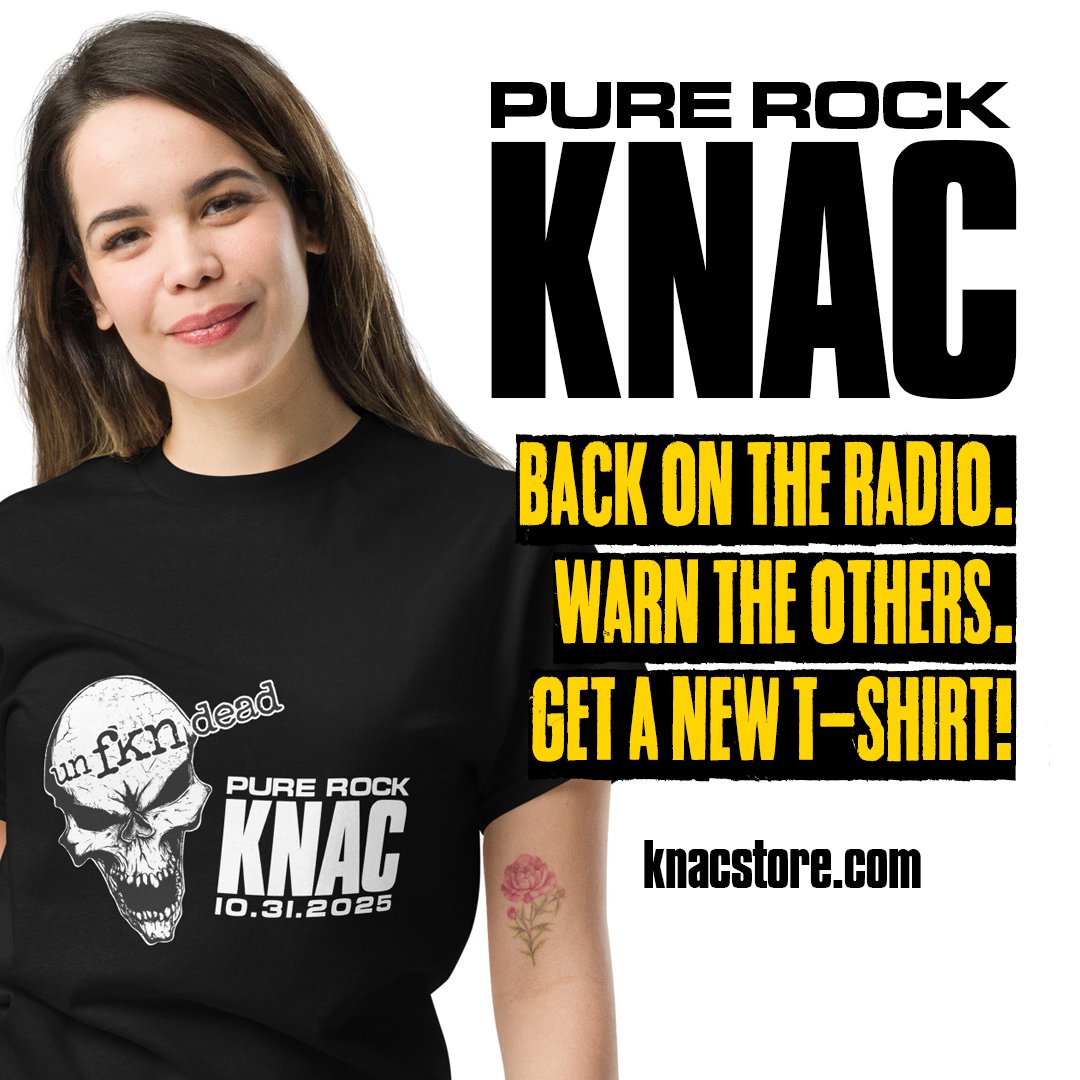 gonzogreg's tweet image. Get Mom something nice for #MothersDay. Then, buy yourself a new🤘 #KNAC shirt!  ▶️tinyurl.com/newknacshirt 🎸#PureRock💀 #unfknblvbl